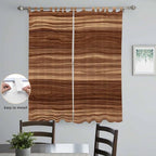 Brown Western Living Room Curtains 96 Inch Length, Window Curtains Tab Top - Image 4