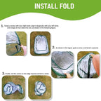 Plant Mini Greenhouse Pop Up Greenhouse Covers, Transparent Freeze Protection - Image 6