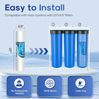 ICEPURE 20 Micron 20" x 4.5" Whole House Sediment Home Water Filter Replacement - Image 7