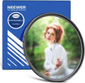 NEEWER 55mm Black Diffusion 1/4 Filter Dreamy Soft Cinematic Effect Filter by Neewer