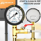 MEANLIN MEASURE 0~60Psi Stainless Steel Start and Clean Filter Pressure Gauge - Image 7