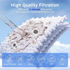 iSpring FP15X8 NSF Certified 10"x2.5" Multi-Layer PP Universal Sediment Filter - Image 2