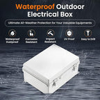 QILIPSU Waterproof Junction Box IP67 Outdoor Plastic Electrical Project - Image 2