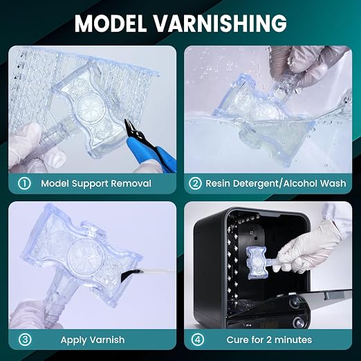 SUNLU High Clear 3D Printer Resin, High Transparency 3D Printing Resin - Image 5