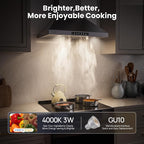 Wall Mount 36 Inch Range Hood 900 CFM, Ductless/Ducted Convertible Kitchen Hood - Image 7