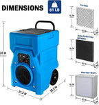 MOUNTO 1000cfm Portable Industrial Air Purifier Negative Air Scrubber - Image 8