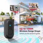 CallToU Hearing Impaired Doorbell, Waterproof Door Chime Kit 1000ft Wireless