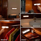 STAR-SPANGLED 3 Pack 7” Dimmable Push Tap Lights, Stick on LED Touch Lights AAA