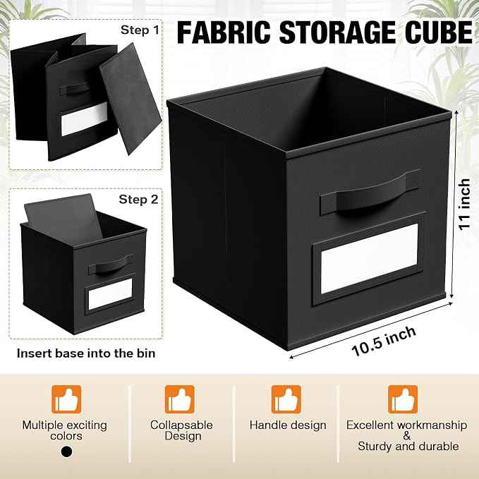 10 Pcs Fabric Storage Cubes