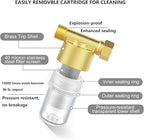FA20 Brass Sediment Filter, Reusable Washer Water Filters, Traps Sand, 40 - Image 6