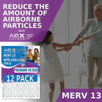 16x20x2 Air Filter MERV 13 Rating, 12 Pack of Furnace Filters Comparable to MPR - Image 4