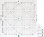 Glasfloss 18x18x1 MERV 10 Pleated Air Filters Box of 6. Actual Size: 17-1/2 x by Glasfloss