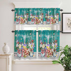 Spring Flowers Kitchen Curtains Set 3 Piece - Image 9