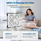 20x20x3 MERV 13 Air Filter Compatible - Image 2