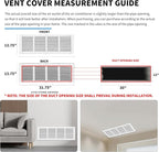 Return Vent Cover 30 x 12, Air Return Vent Cover, Flat Vent Cover, Return Air - Image 4