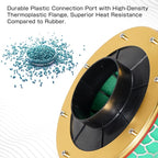 3.15" High Flow Air Intake Mushroom Filter Washable Sponge Honeycomb Mesh Air - Image 4