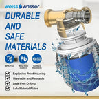 40 Micron Disc Spin Down Sediment Filter, Reusable ＆ Anti-Clog Whole House - Image 6