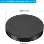 PATIKIL 49mm Lens Cap, 2 Pack Camera Lens Cap Cover Universal Front Metal Lens - Image 2
