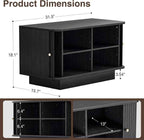 Fluted Shoe Storage Bench, Mud Room Benches