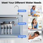 Vortopt Under Sink Water Filtration System-NSF&CEC Certified, Stainless Steel - Image 9