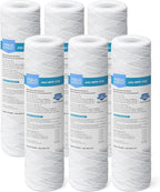 AQUA CREST AP110 5 Micron 10"x2.5" String Wound Whole House Water Filter by AQUACREST
