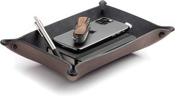 Main Street Forge Leather Valet Tray