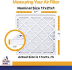 Filter King 17x21x1 Air Filter | 4-PACK | MERV 13 HVAC Pleated A/C Furnace - Image 2