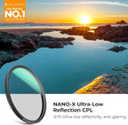 K&F CONCEPT 82mm Ultra-Low Reflectivity Circular Polarizers Filter 28 - Image 2