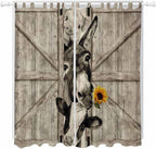 Funny Farm Animals Living Room Curtains 84 Inch Length, Window Curtains Tab Top by Unknown