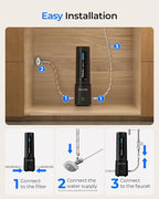Waterdrop 10UA PRO Under Sink Water Filter, No Drill Required, Time Reminder - Image 5