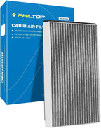 PHILTOP Cabin Air Filter w/Activated Carbon, Compatible by PHILTOP