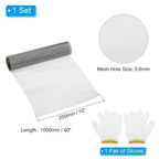 PATIKIL 40" L x 10" W Woven Wire Mesh, 30 Mesh 304 Stainless Steel Air Vent - Image 2