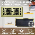 Air Floor Vent Adjustable Register 4x12 Inch Floor Register Vents - Image 2