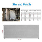 Valchoose 2PACK Stainless Mesh Screen 12”X24”, 20 Mesh 304 Steel Woven Wire Mesh - Image 8