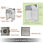 INTSUPERMAI Vertical Laminar Flow Hood Air Flow Clean Bench Workstation - Image 2