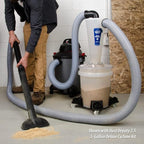 Oneida Air Systems Dust Collector & Cyclone Separator Kit w/ Clear Bucket - Image 3