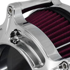 HDBUBALUS Motorcycle Air Filter Cleaner Intake Filter System Kit - Image 6