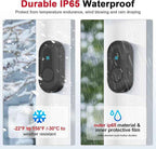 CallToU Hearing Impaired Doorbell 1000ft Wireless Doorbells