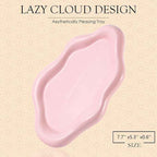Ceramic Jewelry Tray Trinket Dish, Decorative Cloud Vanity Key Tray