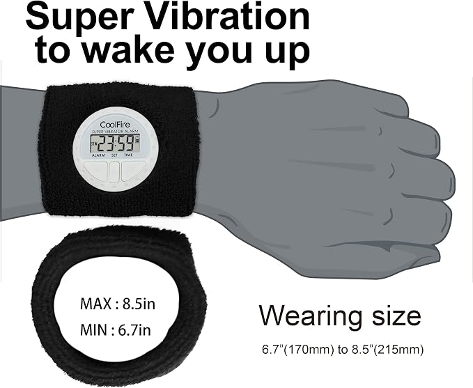 Coolfire Vibrating Alarm Clock - Image 8
