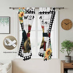 Farmhouse Rooster Living Room Curtains 84 Inch Length, Window Curtains Tab Top - Image 5