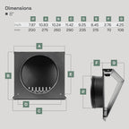 Vent Systems 8" Inch Supply Vent Cover - Image 2