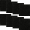 Resinta 8 Pack Activated Carbon Compost Caddy Filters Kitchen Compost Collector by Resinta