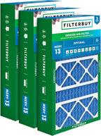 Filterbuy 17x26x4 Air Filter MERV 13 Optimal Smoke & Allergy Defense, by Filterbuy