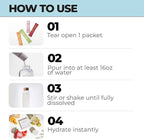 Instant Hydration Electrolytes Powder Packets
