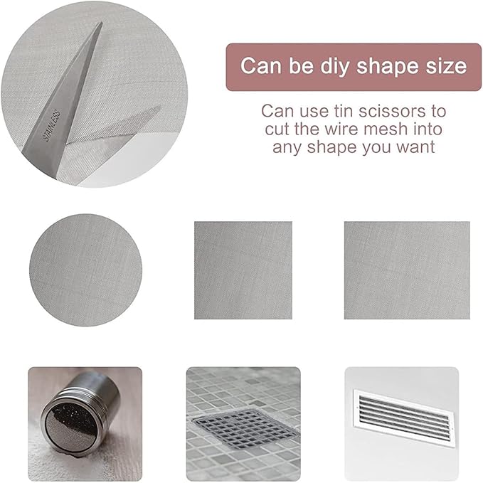 304 Stainless Steel Woven Wire Mesh, 100 Mesh Filter Screen, Heat-Resistant - Image 4
