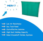 Paint Booth Intake Air Filter Panel, Crossdraft Spray Booth Filter Pad - Image 2