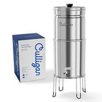 Culligan MaxClear 3 Gallon Gravity Water Filter System, Polished - Image 2