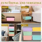 Menkxi 6 Pcs Large Plastic Storage Bins