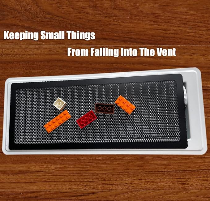 Floor Register Vent Cover- 4"x12" Magnetic Air Vent Screen Mesh Cover - Image 4